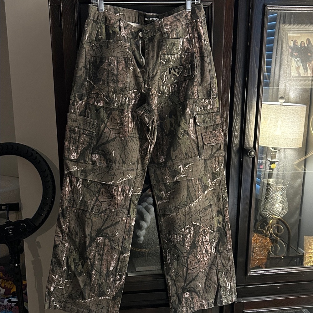 Fashion Nova Forest Camo Cargo Pants